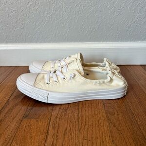 Converse Shoreline Sneakers Slip On Shoes Women’s Size 9 Cream Ivory